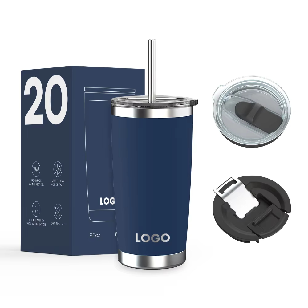 20oz Double-Wall Stainless Steel Tumbler