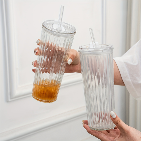 24oz Bulk Reusable Glass Drinkware Set