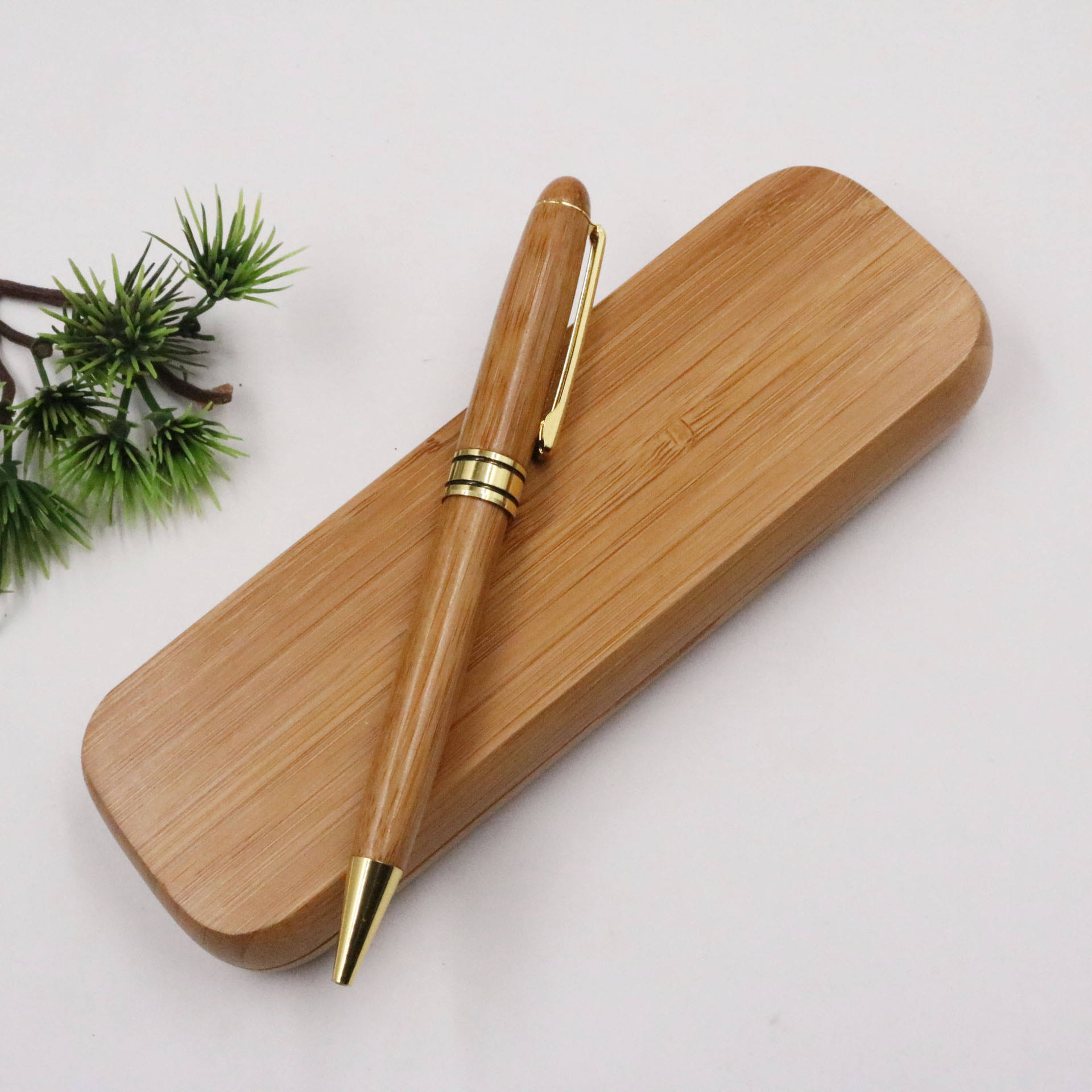 Bamboo Ballpoint Pen Set