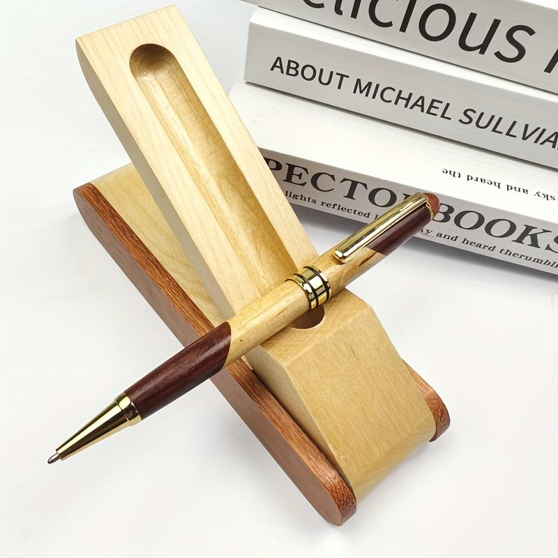 Wooden Pens Box Holder Fountain Pen Pencil Case