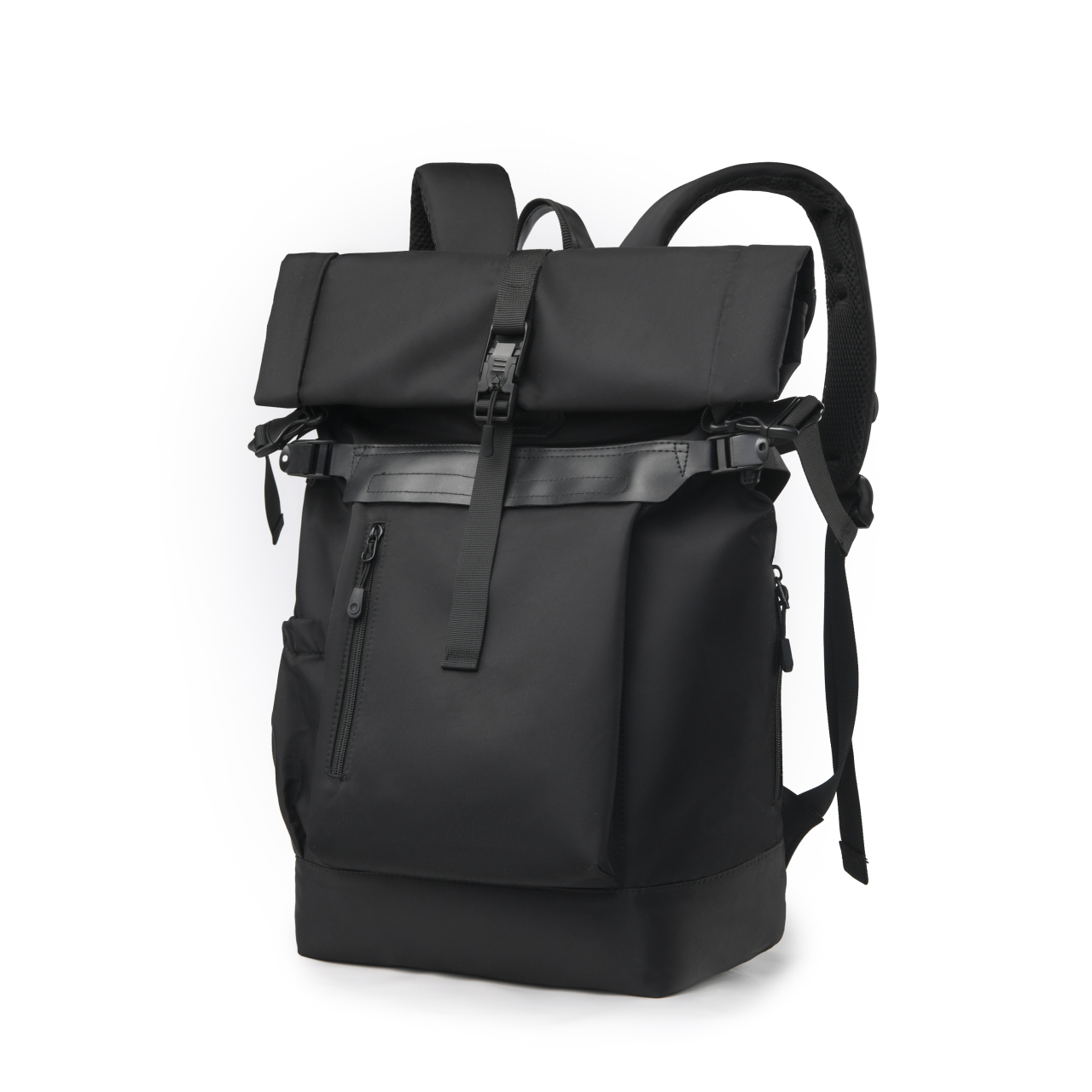 Smart USB Charging Roll Top Backpack