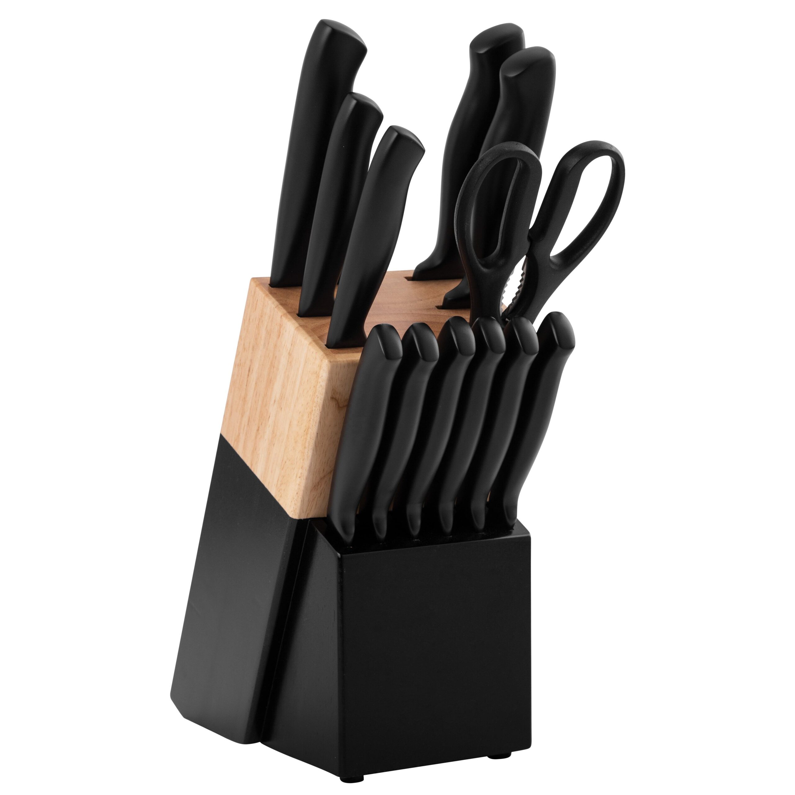13pc Built-Sharpener Stainless Steel Knife Block Knife Set