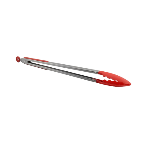 16in Non Slip Steel BBQ Tong Long