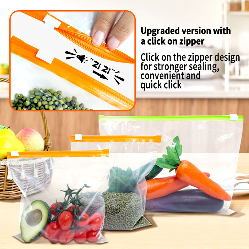Printed Slider Zip Food Bag