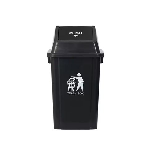 30L Push Lid Home Garbage Can