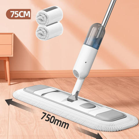 Wood Floor Large Spray Flat Mop