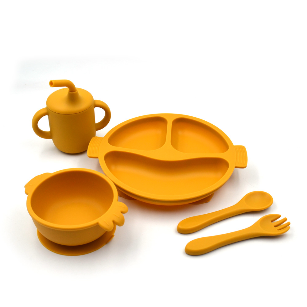 5pc Baby Suction Tableware Set