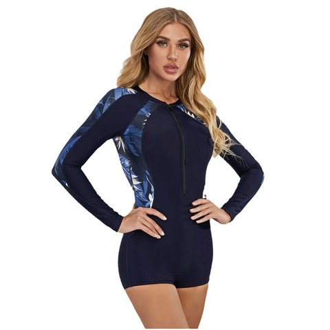 Long Sleeve Boxer One Piece