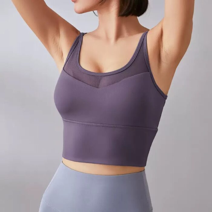 Strapless Knitted Sports Bra