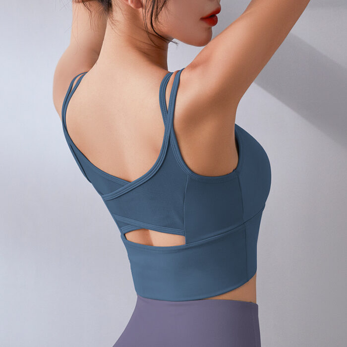 Strapless Knitted Sports Bra