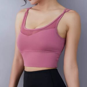 Strapless Knitted Sports Bra