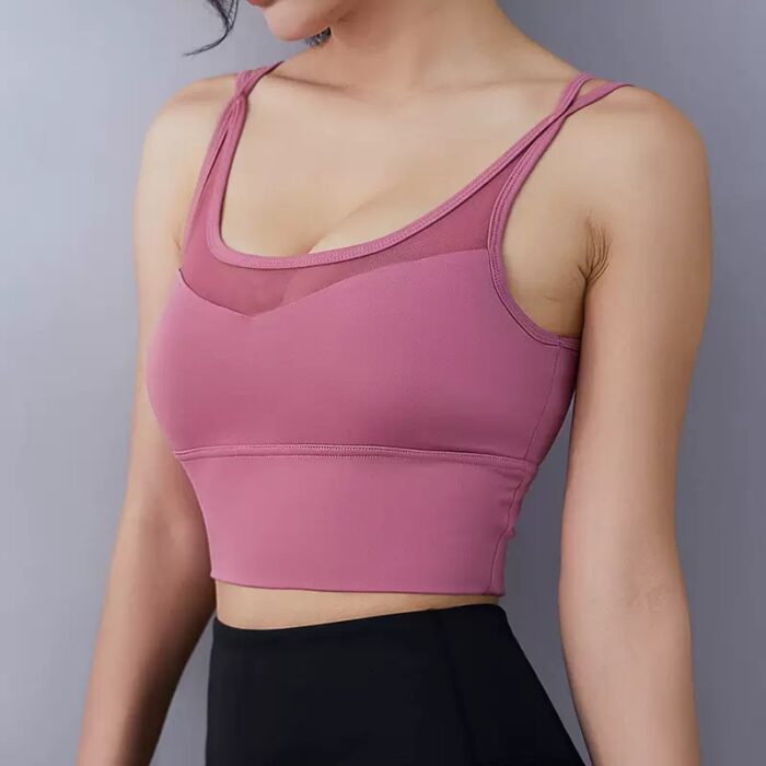 Strapless Knitted Sports Bra