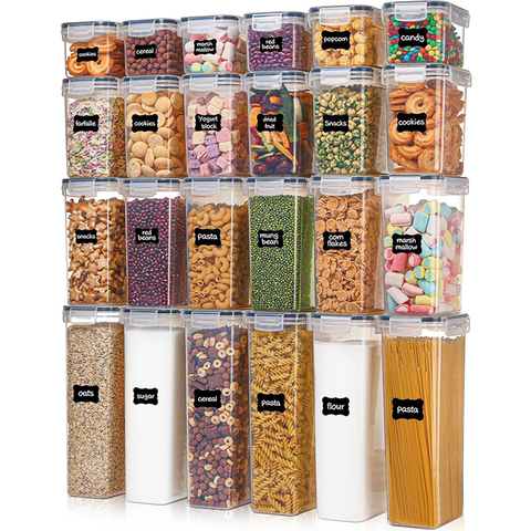 24pcs Airtight Food Containers