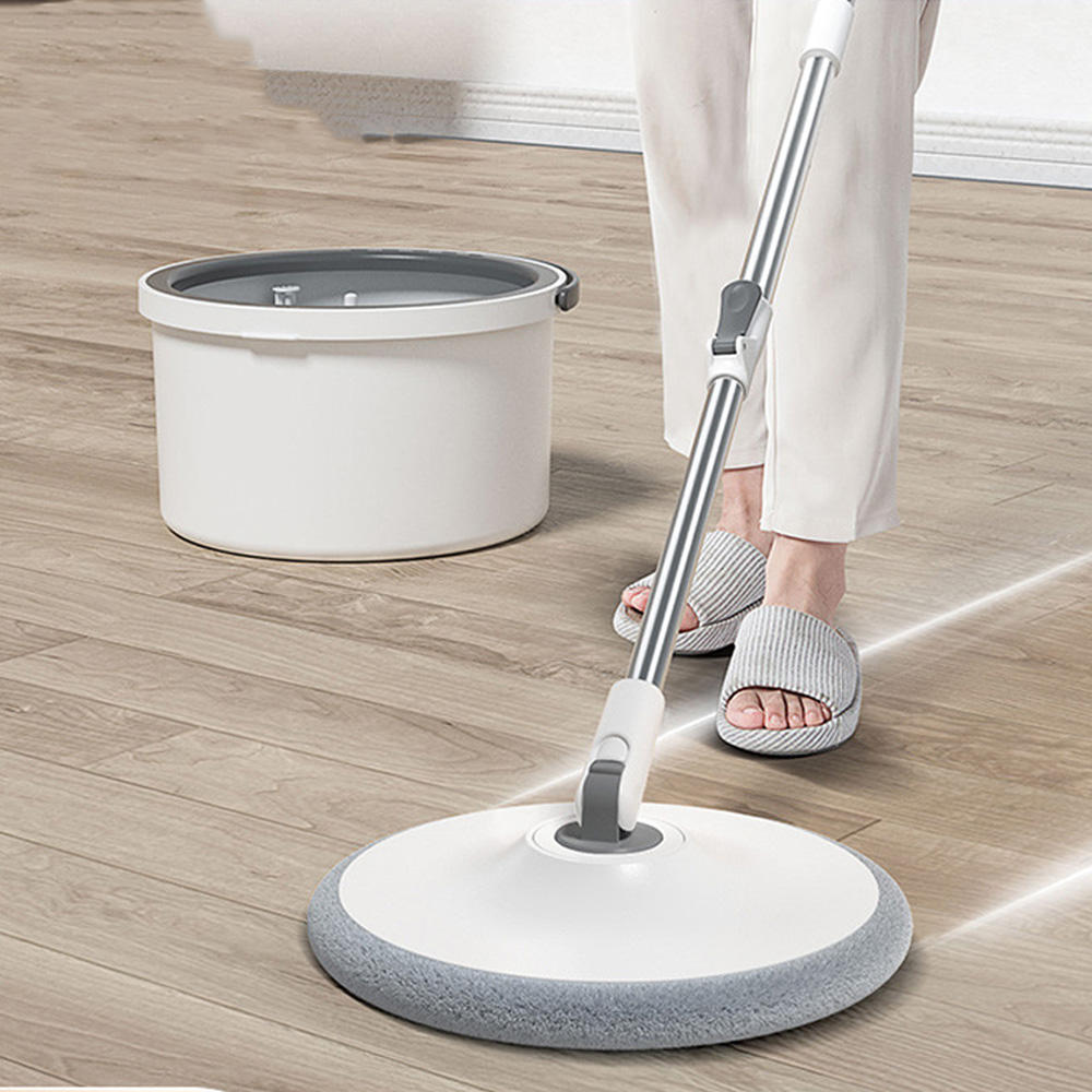 Round Head Wet and Dry 360 Degree Steel Spin Mop