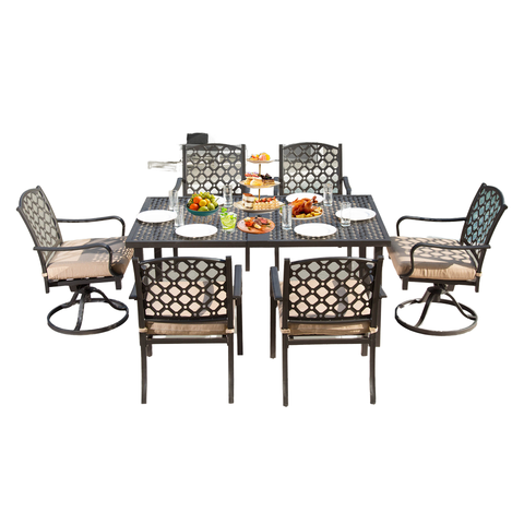 4 Piece Aluminium Patio Sofa Set