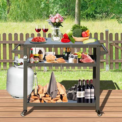Grill Cart Table 42"x22"