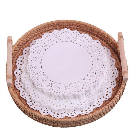 6.5" White Oil Absorbing Paper Doilies