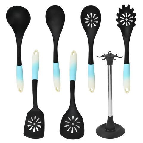 6pc Nylon Set with Melamine Turners & Box