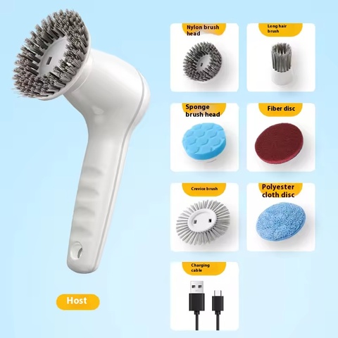 6 in 1 Spin Scrubber Cordless
