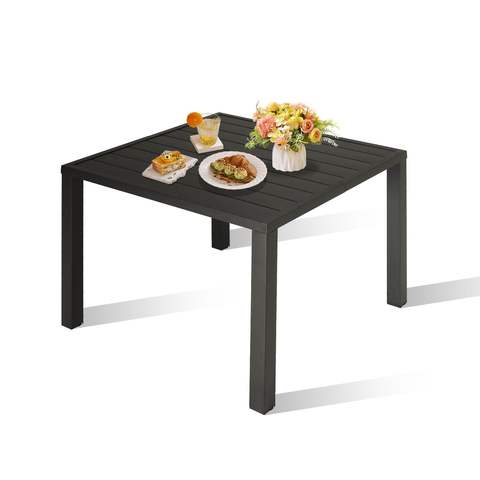 63x63 cm Square Patio Umbrella Table