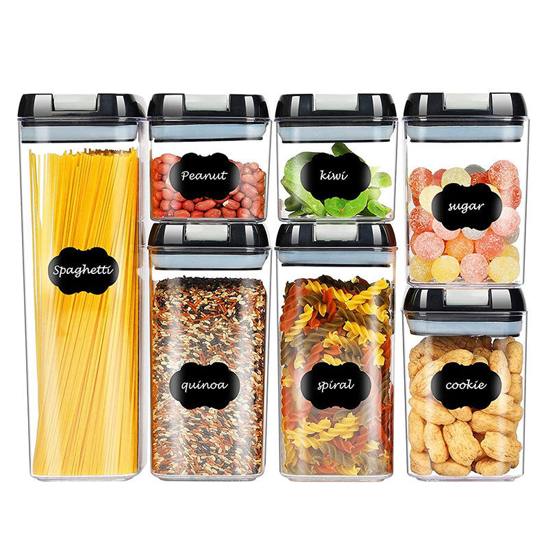 7Pcs BPA Free Kitchen Jars