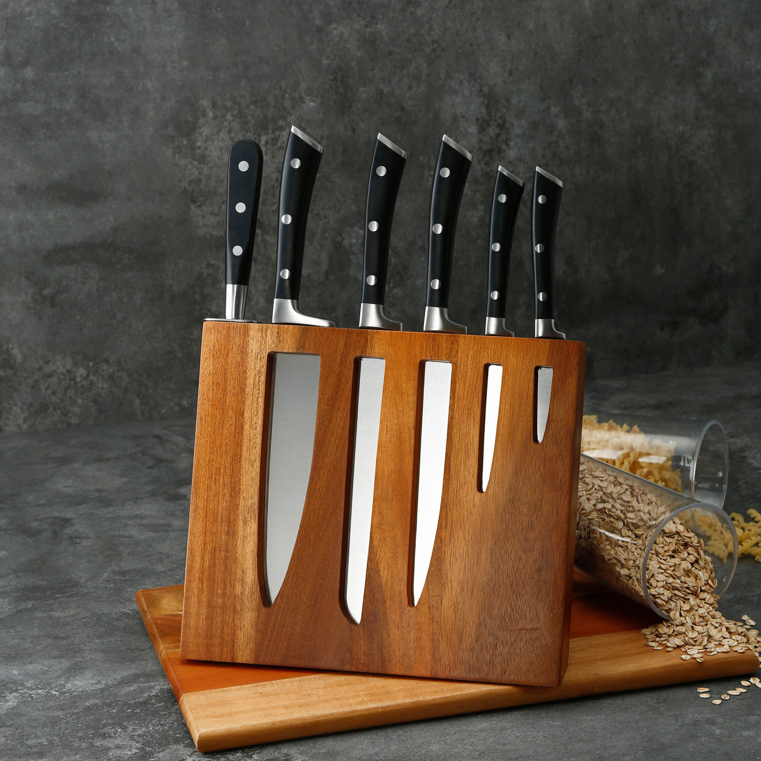 7pc Disposable Stainless Steel Knife Set