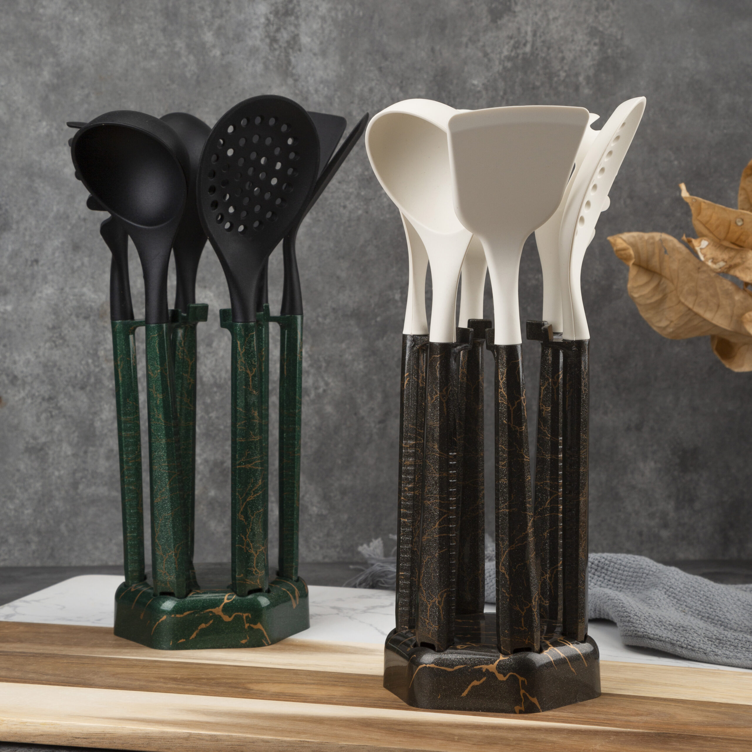 7 Piece Silicone Spatula & Soup Ladle Set