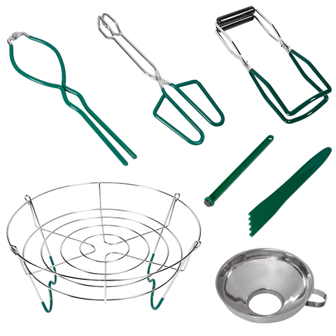 7pc Steel Canning Kit Jar Lifter