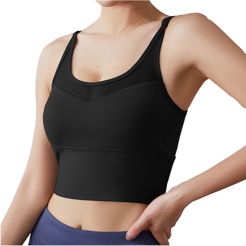 Strapless Knitted Sports Bra