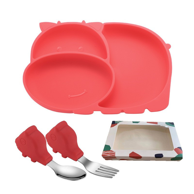 Silicone Suction Baby Bowl Set