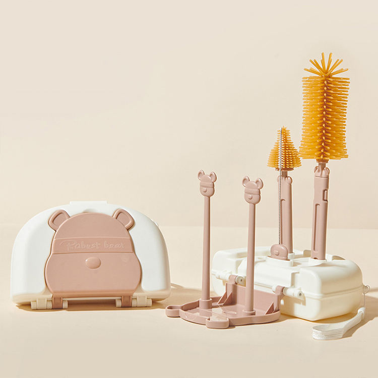 Travel Silicone Bottle Brush