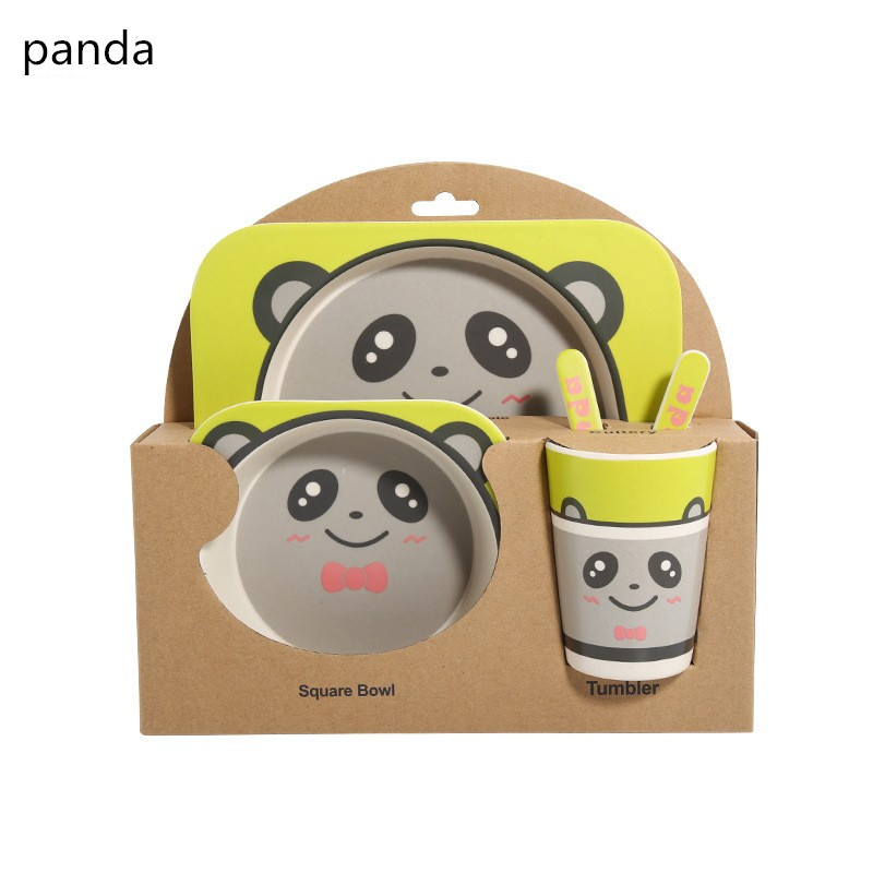 Bamboo Fiber Kids Dinnerware Set