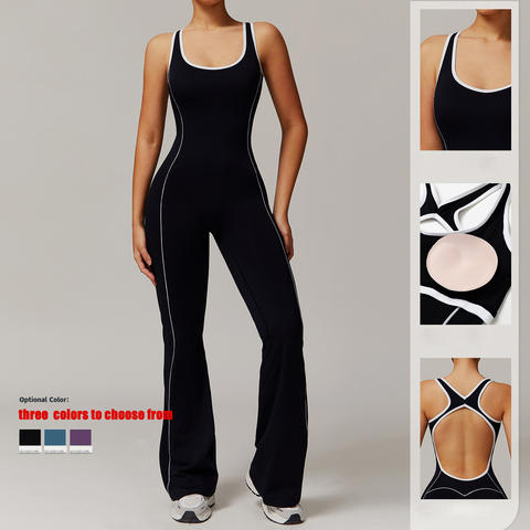 Hip Lift Flare Bell Jumpsuit Suit