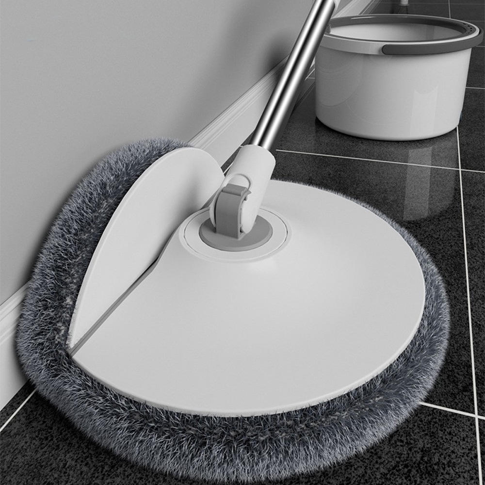 Microfiber Bendable Spin Mop and Bucket