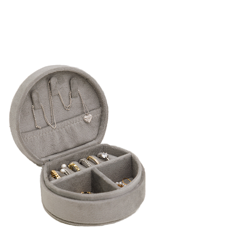 PU Leather Portable Jewelry Box
