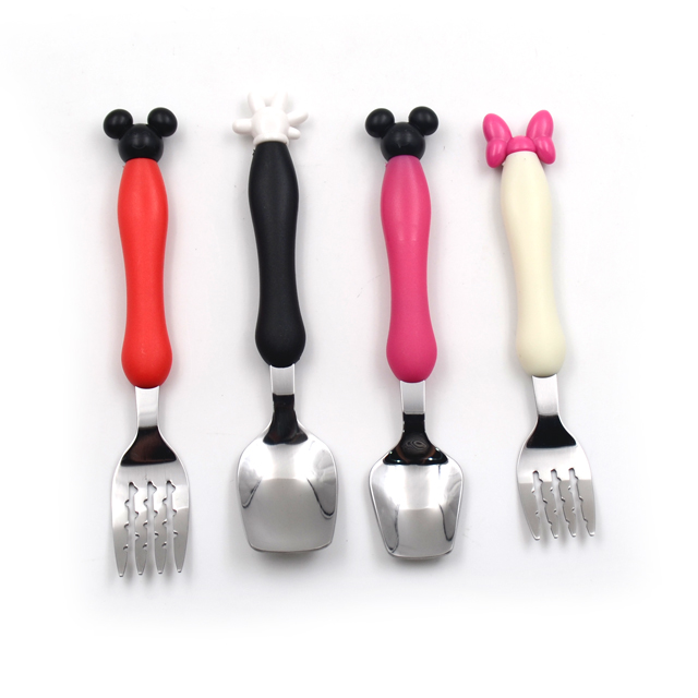 Cartoon ABS Handle Fruit Fork