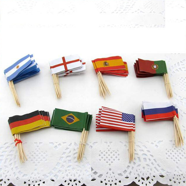 Birthday Flag Cake Topper Party
