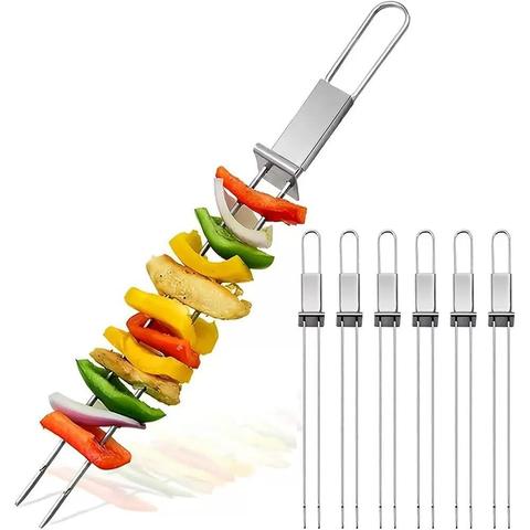 Double Prong Camping Kebab 6pc