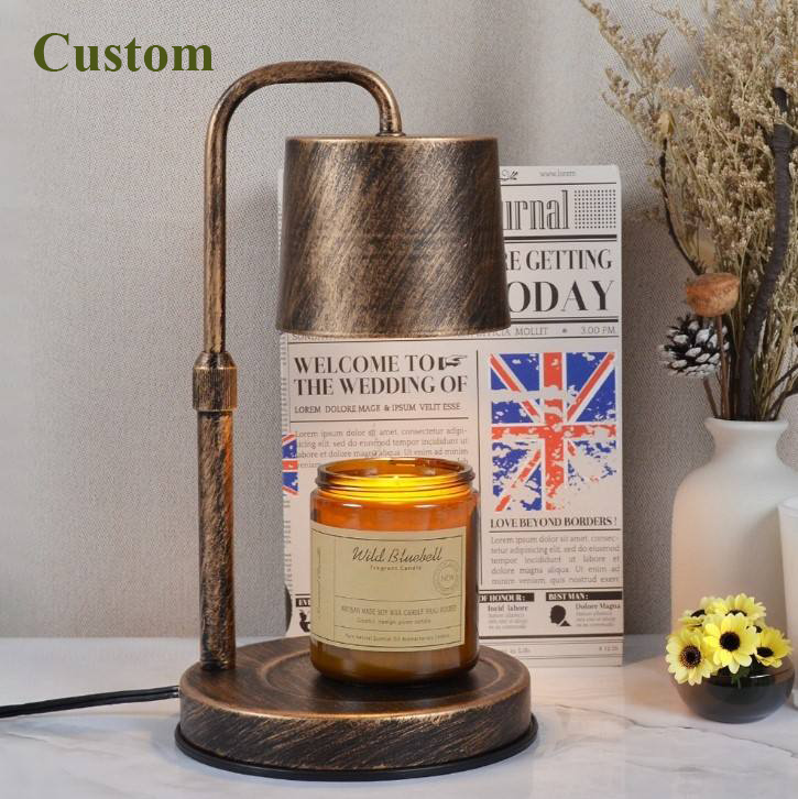 Home Glass Timer Candle Lamp
