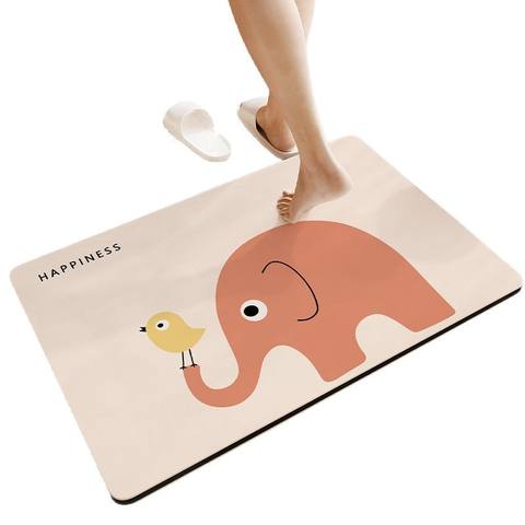 Cartoon Diatom Quick Dry Mat