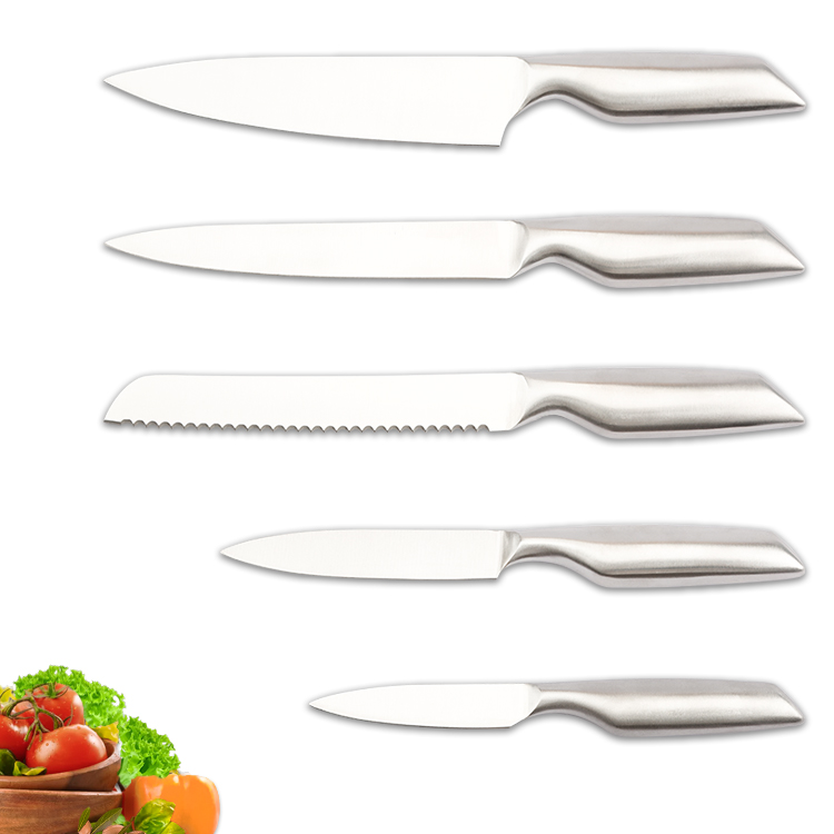 6pc Santoku Hollow 3Cr13 Chef Knife Set