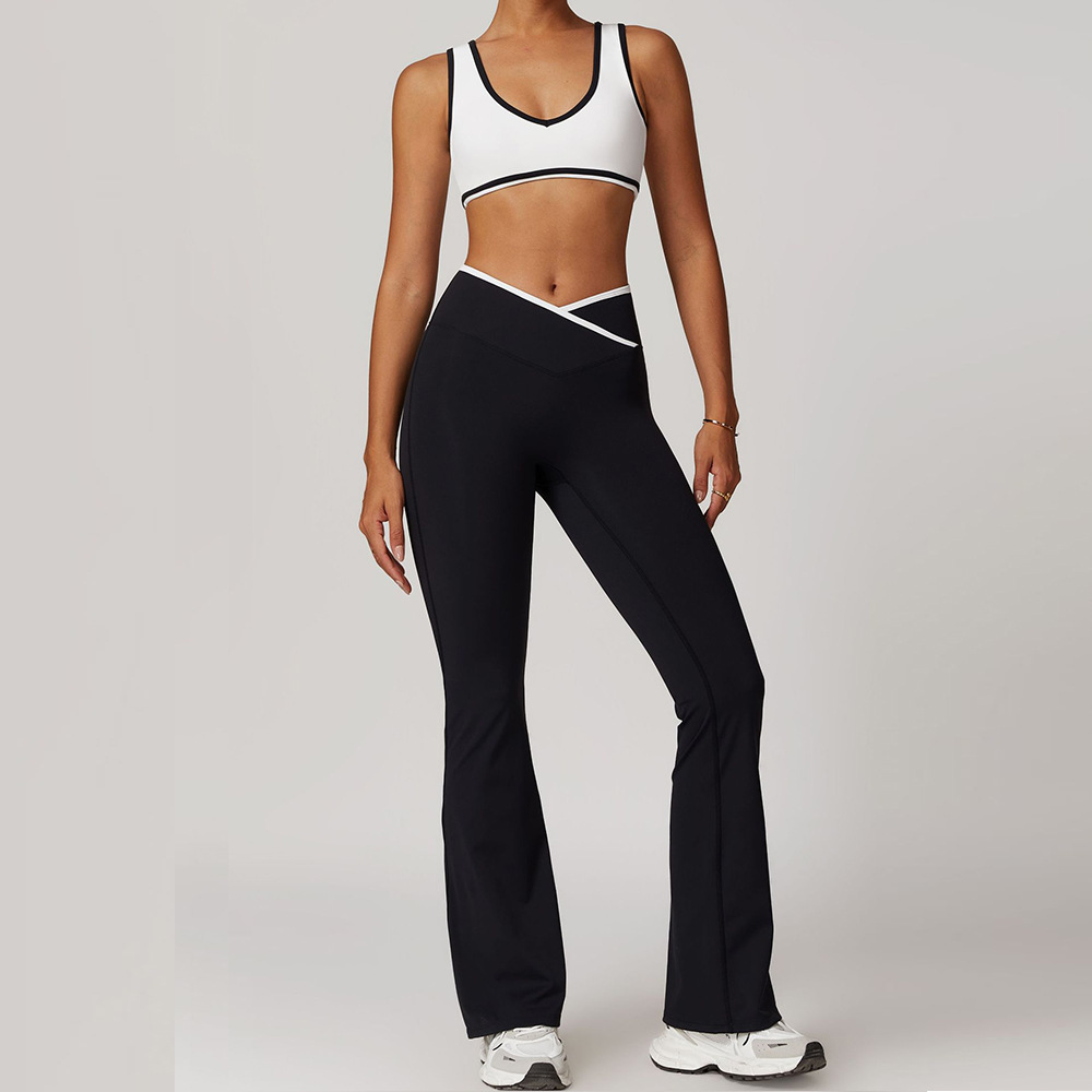 Cross Waist Yoga Set