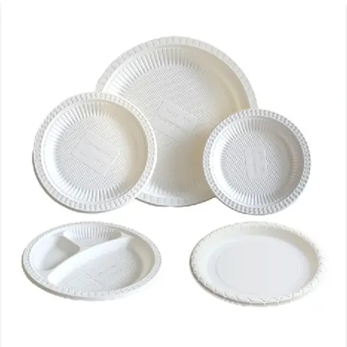 Cornstarch Plates 6 10" Comp