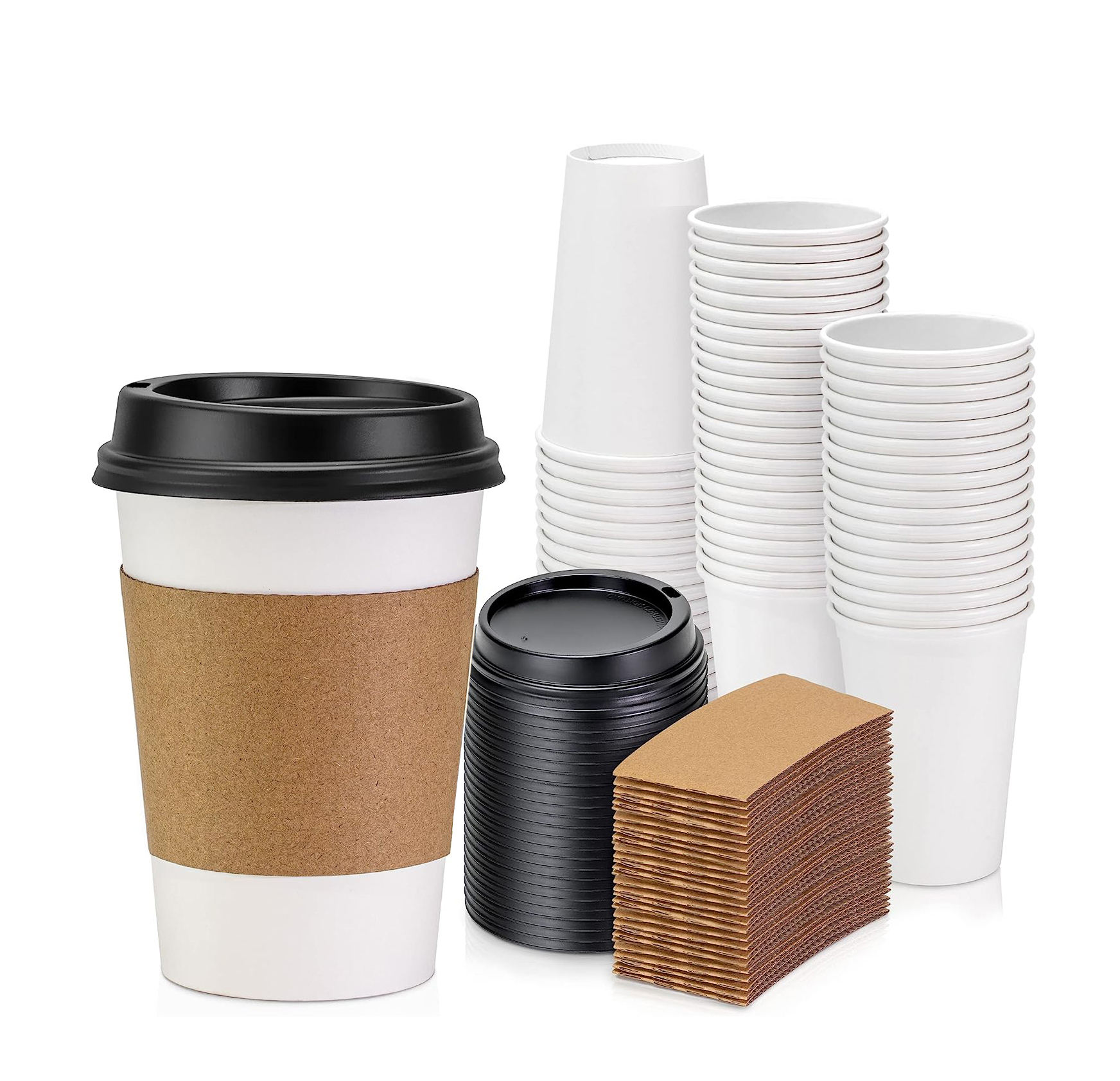 Printed Biodegradable Coffee Cup+Lid