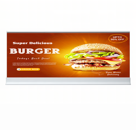 LED Menu Frame Glass Restaurant Billboard