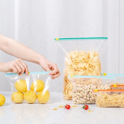 Transparent Zip Lock Food Bag