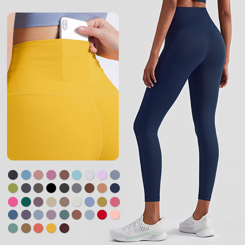 Hidden Pocket V Waist Leggings