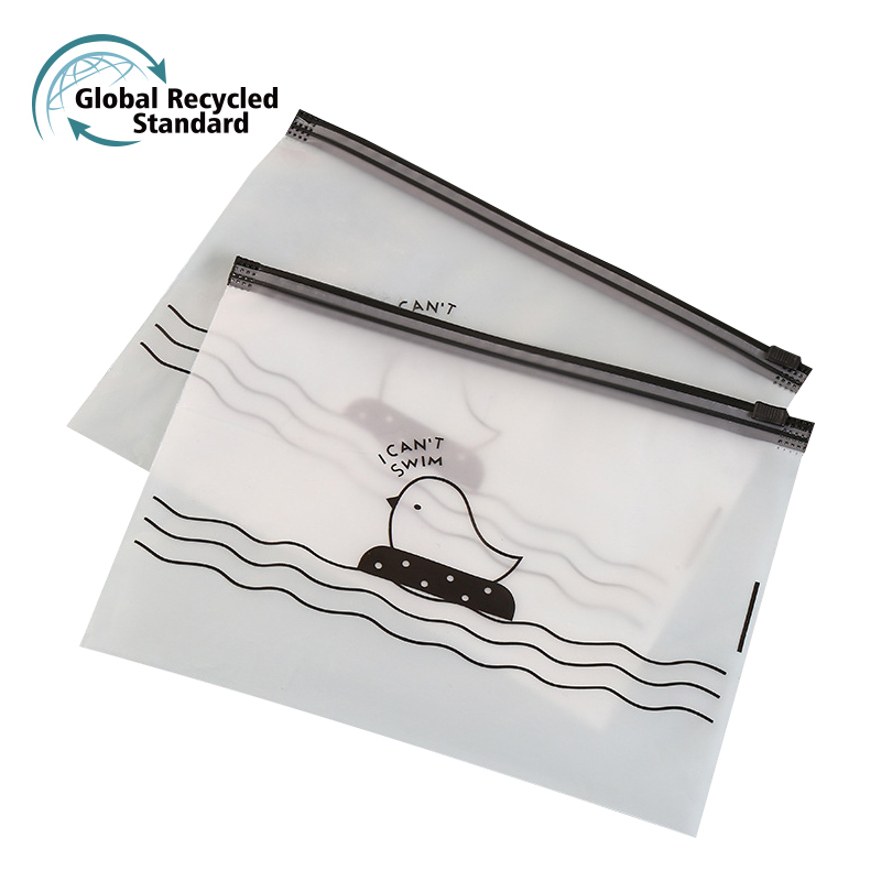 Frosted PVC Jewelry Slider Bag