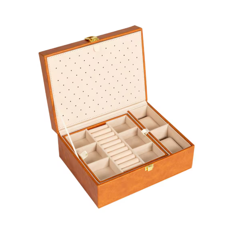 PU Leather Jewelry Box