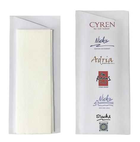 Paper Cutlery Pocket Napkin Outdoor